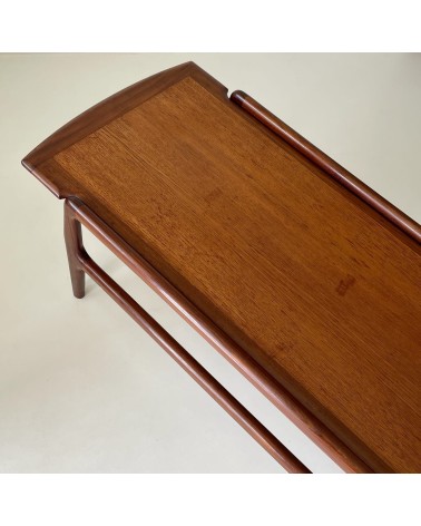 Tavolino da caffè scandinavo in legno - anni '60 Vintage by Kitatori Vintage design svizzera originale