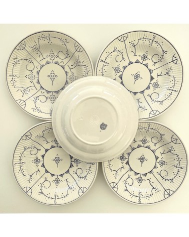 5 Soup plates - Boch Copenhague - Vintage Vintage by Kitatori Kitatori.ch - Art and Design Concept Store design switzerland o...