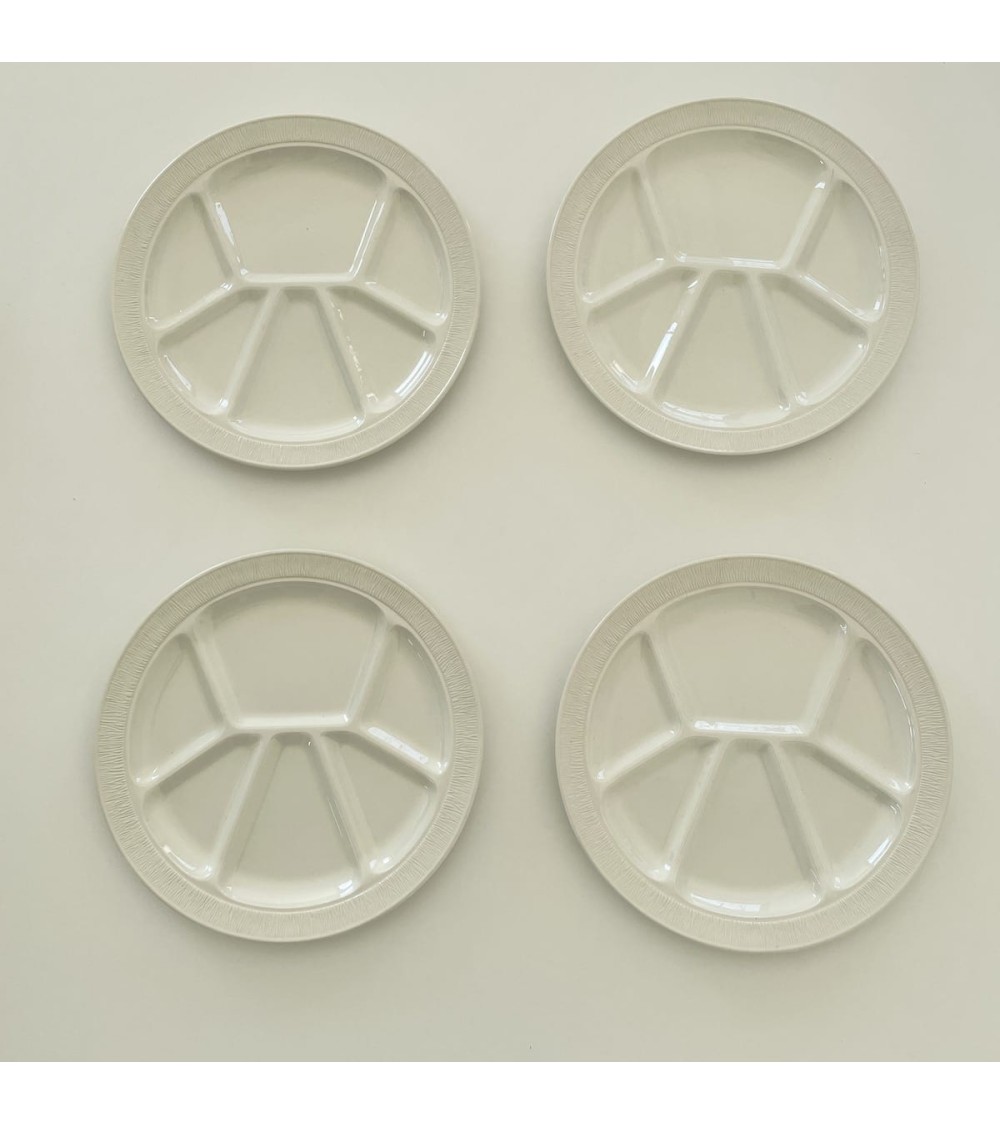 4 Piatti da fonduta - Boch - Vintage Vintage by Kitatori Kitatori.ch - Concept Store di arte e design design svizzera originale