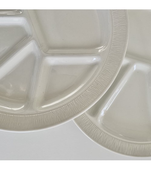4 Assiettes à fondue - Boch - Vintage Vintage by Kitatori Kitatori - Concept Store d'Art et de Design design suisse original