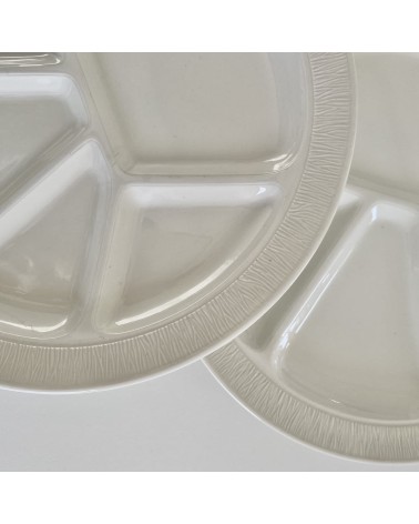 4 Fondue plates - Boch - Vintage Vintage by Kitatori Kitatori.ch - Art and Design Concept Store design switzerland original