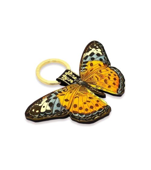 Leather Keyring - Marmaduke Butterfly Alkemest Keyring design switzerland original