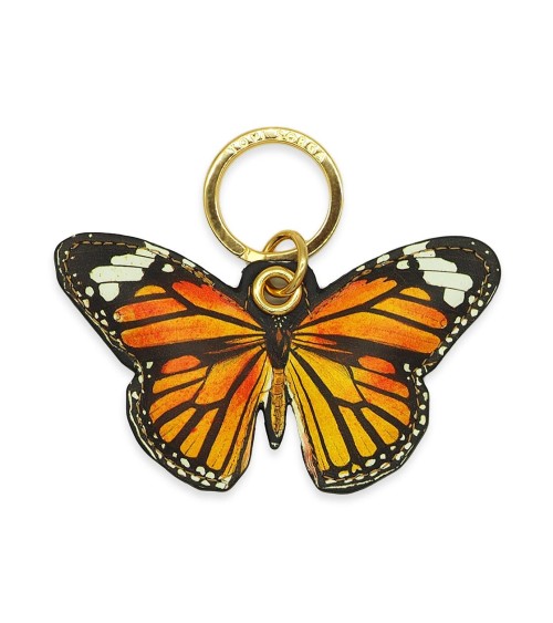 Leather Keyring - Monarch Butterfly Alkemest original gift idea switzerland