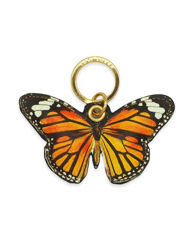 Leather Keyring - Monarch Butterfly Alkemest original gift idea switzerland