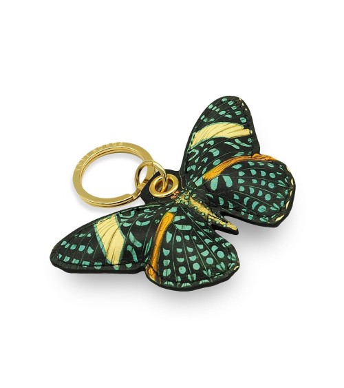 Leather Keyring - Speckled Gem Butterfly Alkemest original gift idea switzerland