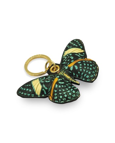 Leather Keyring - Speckled Gem Butterfly Alkemest original gift idea switzerland