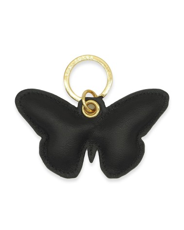 Porte-clés en cuir - Papillon crépusculaire Alkemest idée cadeau original suisse