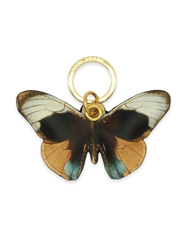 Portachiavi in pelle - Farfalla crepuscolare Alkemest idea regalo svizzera