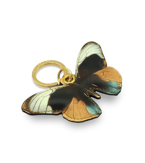 Leather Keyring - Dusk Butterfly Alkemest original gift idea switzerland