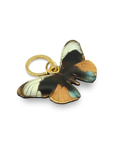 Portachiavi in pelle - Farfalla crepuscolare Alkemest idea regalo svizzera