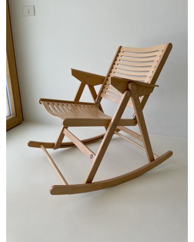 Chaise à bascule - REX Rocking Chair by Niko Kralj Vintage by Kitatori Kitatori - Concept Store d'Art et de Design design sui...