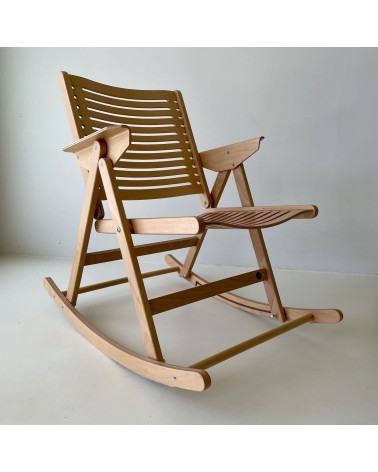 Schaukelstuhl - REX Rocking Chair by Niko Kralj Vintage by Kitatori Kitatori.ch - Kunst und Design Concept Store design Schwe...