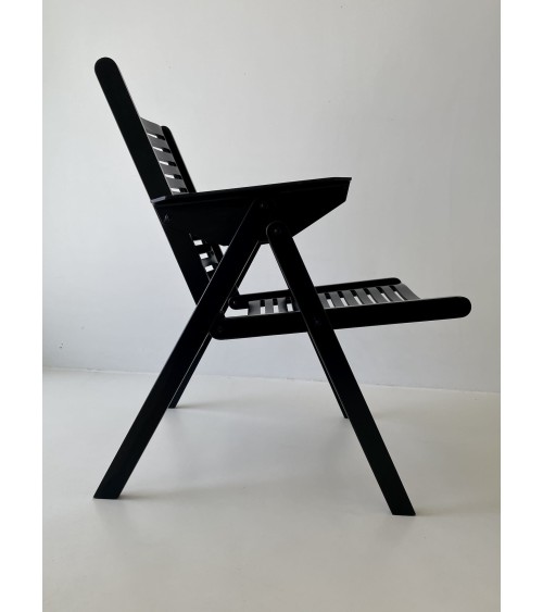 REX Lounge Chair by Niko Kralj - Schwarz - Vintage Lounge Sessel kitatori vintage shop design klassiker bern basel zürich