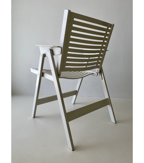 REX Chair by Niko Kralj - Sedia vintage pieghevole in legno kitatori mobili Oggetto di design vintage svizzera