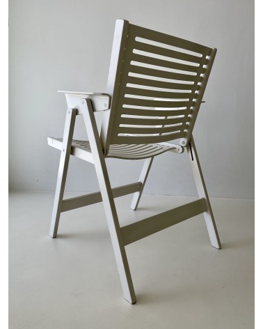 REX Chair by Niko Kralj - Sedia vintage pieghevole in legno kitatori mobili Oggetto di design vintage svizzera