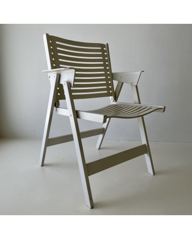 REX Chair by Niko Kralj - Sedia vintage pieghevole in legno kitatori mobili Oggetto di design vintage svizzera