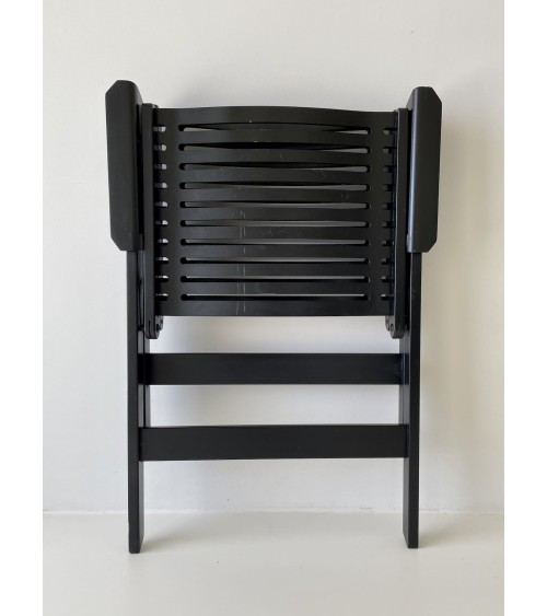 REX Chair by Niko Kralj - Sedia vintage pieghevole in legno kitatori mobili Oggetto di design vintage svizzera