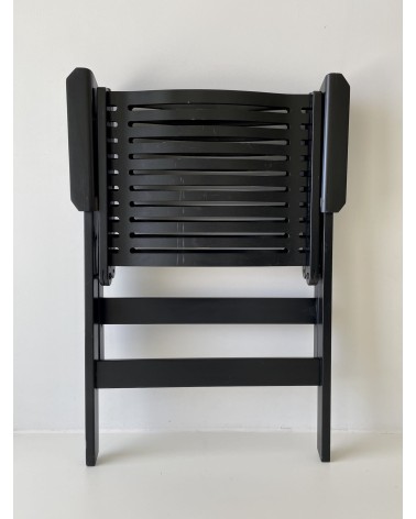 REX Chair by Niko Kralj - Sedia vintage pieghevole in legno kitatori mobili Oggetto di design vintage svizzera