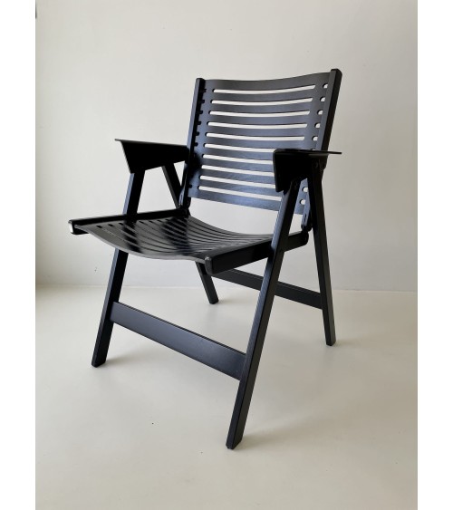 REX Chair by Niko Kralj - Sedia vintage pieghevole in legno kitatori mobili Oggetto di design vintage svizzera
