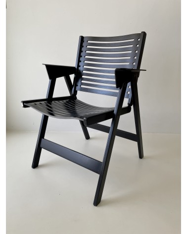 REX Chair by Niko Kralj - Sedia vintage pieghevole in legno kitatori mobili Oggetto di design vintage svizzera