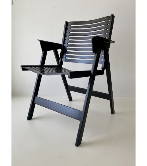 REX Chair by Niko Kralj - Sedia vintage pieghevole in legno kitatori mobili Oggetto di design vintage svizzera