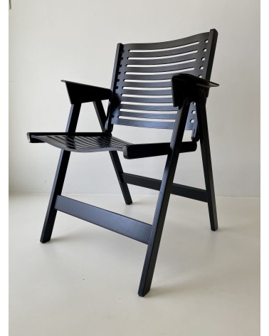 REX Chair by Niko Kralj - Sedia vintage pieghevole in legno kitatori mobili Oggetto di design vintage svizzera