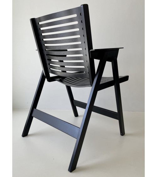 REX Chair by Niko Kralj - Sedia vintage pieghevole in legno kitatori mobili Oggetto di design vintage svizzera