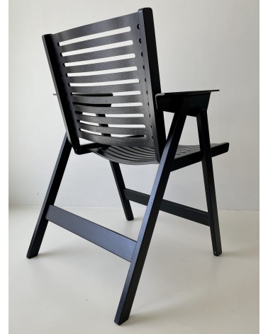 REX Chair by Niko Kralj - Sedia vintage pieghevole in legno kitatori mobili Oggetto di design vintage svizzera