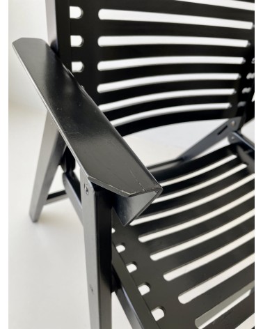 REX Chair by Niko Kralj - Sedia vintage pieghevole in legno kitatori mobili Oggetto di design vintage svizzera