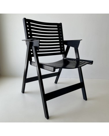 REX Chair by Niko Kralj - Sedia vintage pieghevole in legno kitatori mobili Oggetto di design vintage svizzera