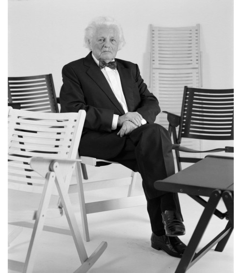REX Chair by Niko Kralj - Sedia vintage pieghevole in legno kitatori mobili Oggetto di design vintage svizzera