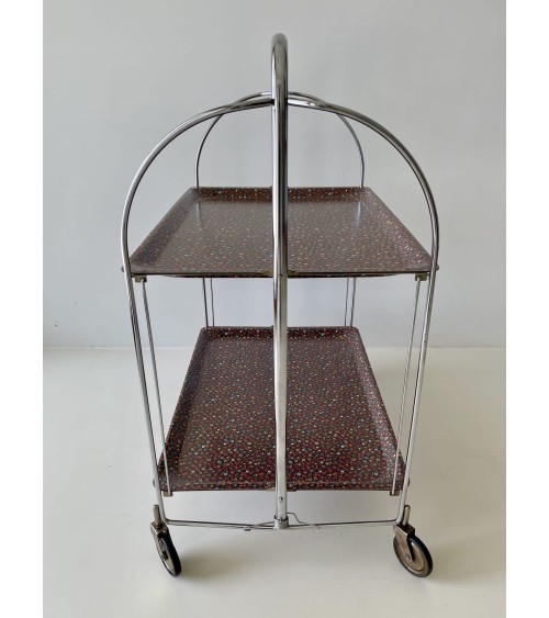 Gerlinol Serving Trolley - Floral Pattern kitatori switzerland vintage furniture design classics