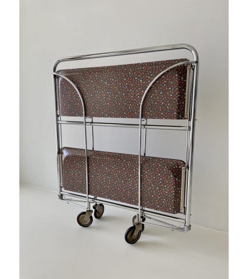 Gerlinol Serving Trolley - Floral Pattern kitatori switzerland vintage furniture design classics