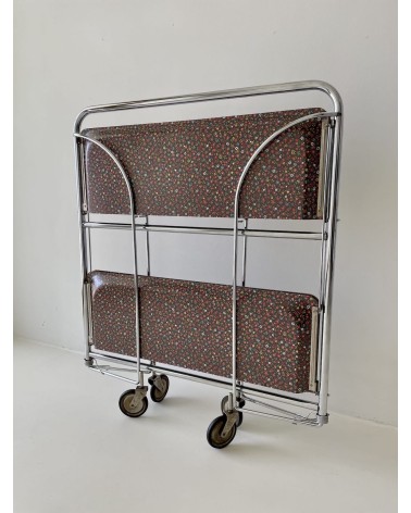 Gerlinol Serving Trolley - Floral Pattern kitatori switzerland vintage furniture design classics