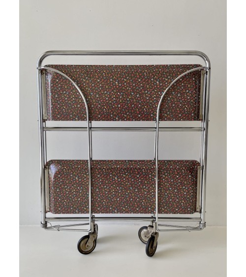 Gerlinol Serving Trolley - Floral Pattern kitatori switzerland vintage furniture design classics