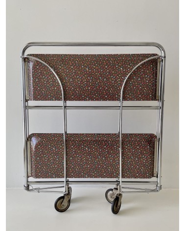 Gerlinol Serving Trolley - Floral Pattern kitatori switzerland vintage furniture design classics