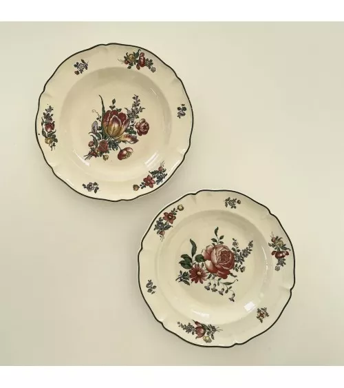 2 Assiettes creuses - Vieux Strasbourg - Villeroy & Boch Vintage by Kitatori Kitatori - Concept Store d'Art et de Design desi...
