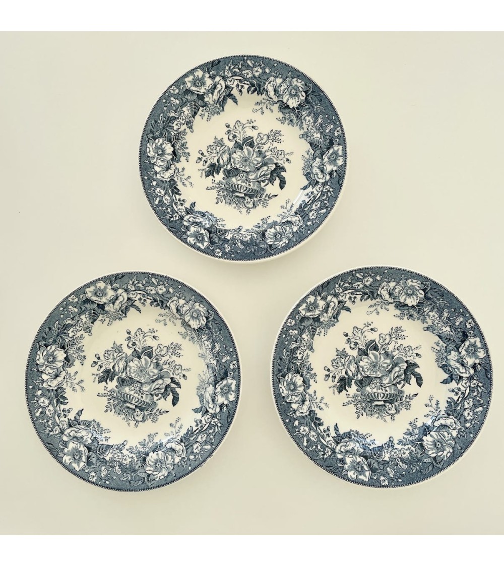 3 Assiettes - Petrus Regout Royal Sphinx Maastricht kitatori meuble vintage shop online boutique suisse