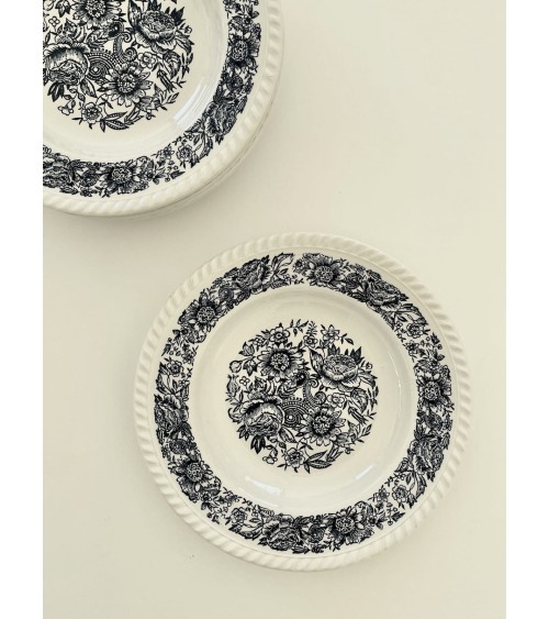 5 Assiettes creuses - Vintage kitatori meuble vintage shop online boutique suisse