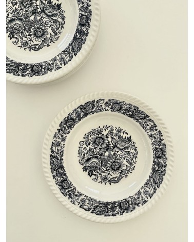 5 Assiettes creuses - Vintage kitatori meuble vintage shop online boutique suisse