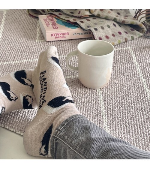 Socken - Blandine Pannequin - Women Label Chaussette socke kuschelsocken für damen lustig herren farbige coole socken