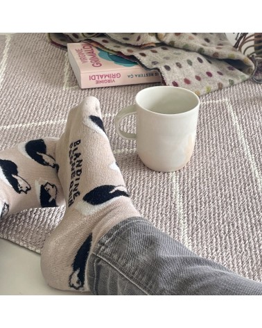 Socken - Blandine Pannequin - Women Label Chaussette socke kuschelsocken für damen lustig herren farbige coole socken