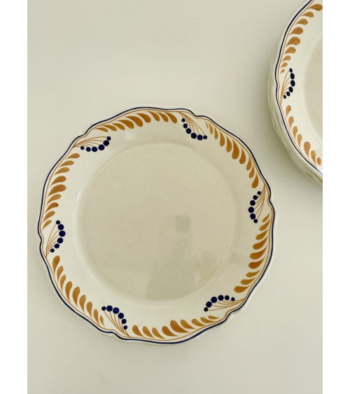 6 Assiettes - Creil et Montereau - Alsace Vintage by Kitatori Kitatori - Concept Store d'Art et de Design design suisse original