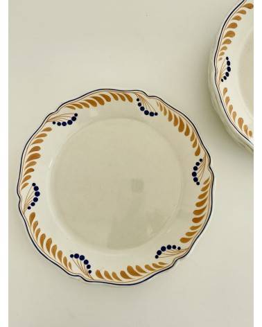 6 Assiettes - Creil et Montereau - Alsace Vintage by Kitatori Kitatori - Concept Store d'Art et de Design design suisse original