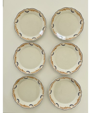 6 Piatti - Creil et Montereau - Alsace Vintage by Kitatori Kitatori.ch - Concept Store di arte e design design svizzera origi...