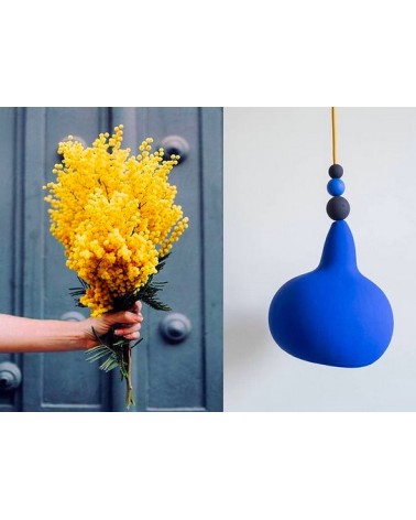 Loupiote Azul - Hanging lamp Sarah Morin pendant lighting suspended light for kitchen bedroom dining living room