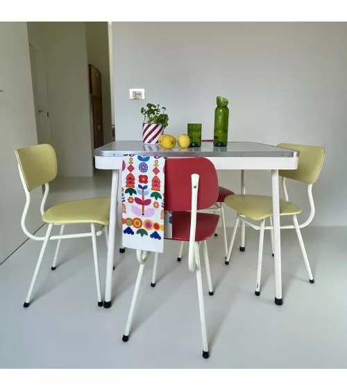 Ensemble table et 4 chaises - Brabantia - Années 60 Vintage by Kitatori Vintage design suisse original