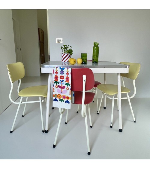 Set di tavolo e 4 sedie - Brabantia - Vintage anni '60 Vintage by Kitatori Vintage design svizzera originale