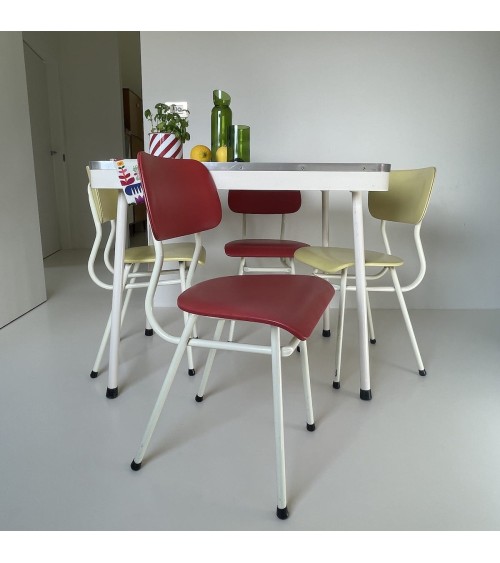Ensemble table et 4 chaises - Brabantia - Années 60 Vintage by Kitatori Vintage design suisse original