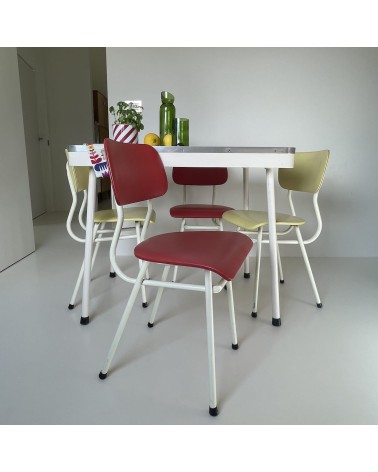 Table and 4 chairs set - Brabantia - Vintage 1960's Vintage by Kitatori Vintage design switzerland original